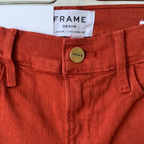 NWT FRAME Le High Skinny Jeans Raw Stagger Hem 24 - Picture 6 of 14